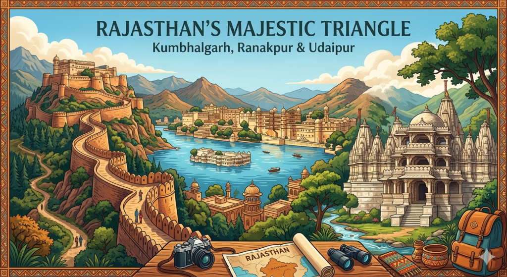 Kumbhalgarh Fort and Ranakpur Temples With Udaipur